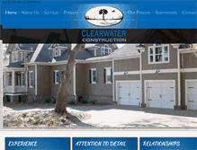 Tablet Screenshot of cwcustomhomes.com